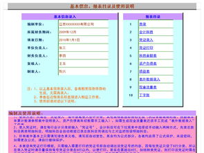 公司企業(yè)財(cái)務(wù)賬全套報(bào)表Excel模板大全與下載指南